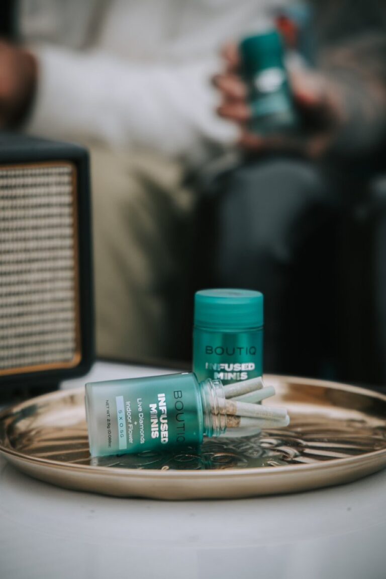 Boutiq pre rolls crafted with premium cannabis flower