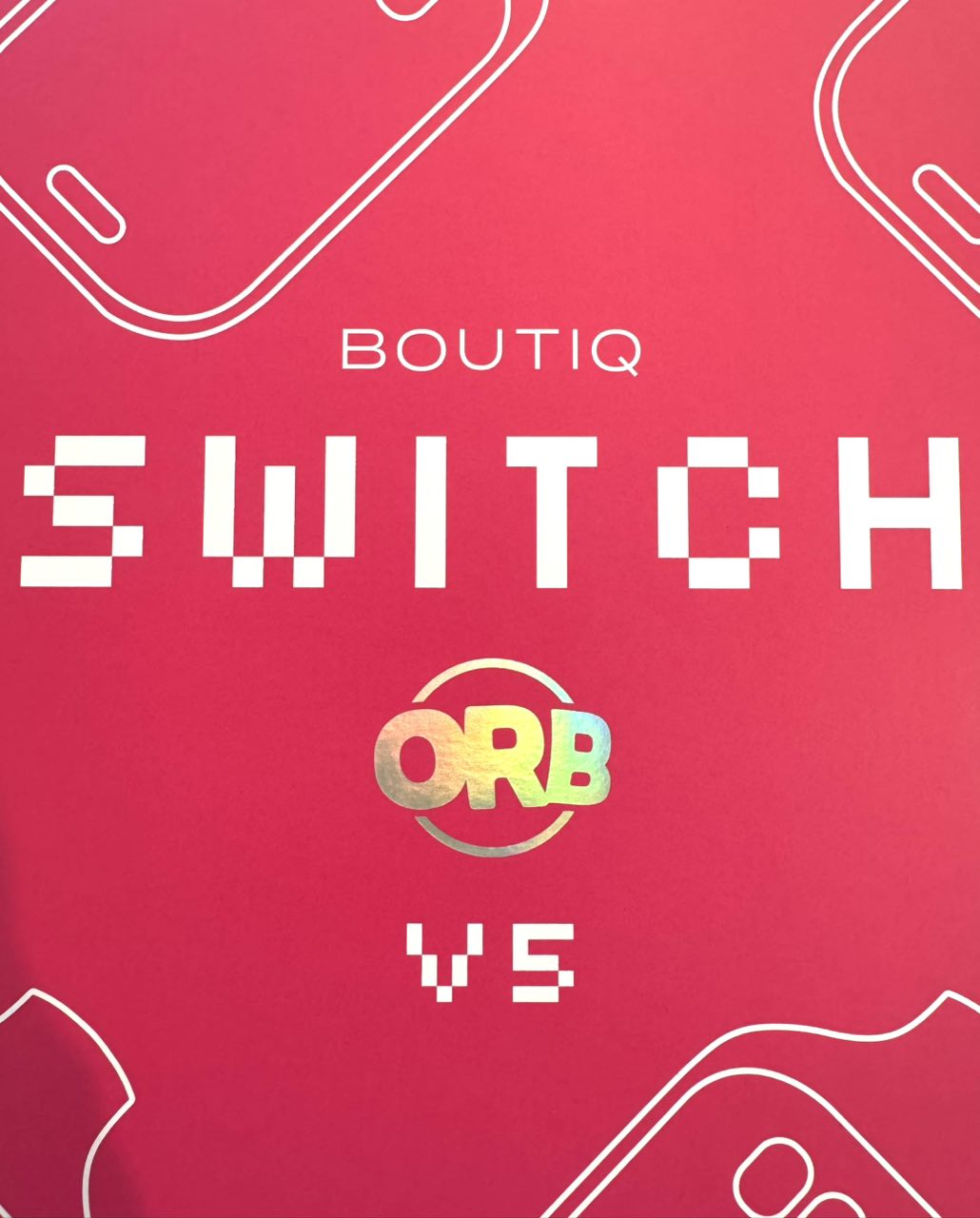 Boutiq Switch V5 ORB limited edition 3-chamber disposable vape with Live Diamonds